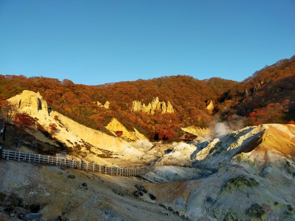 登別地獄谷の画像